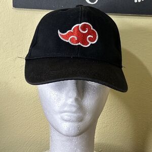 Akatsuki Cloud Logo Hat Cap Naruto Shippuden Adjustable Embroidered Clean